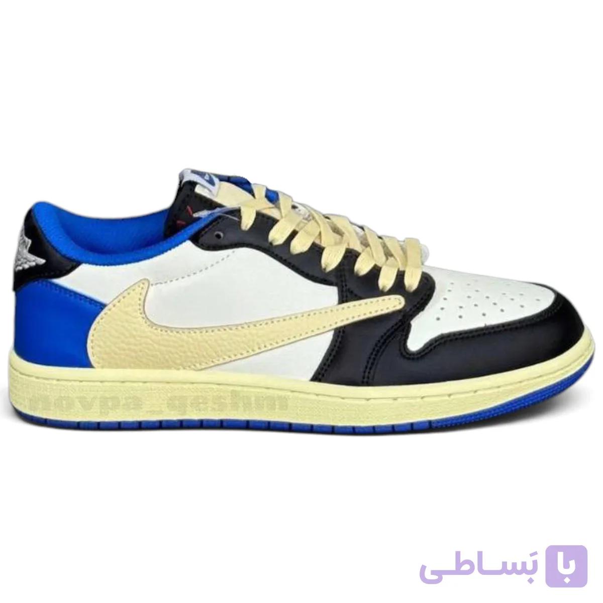 کفش کتونی نایک ایر جردن وان لو تراویس فرگمنت Nike Air Jordan 1 Low Travis Scott Fragment — تصویر 1