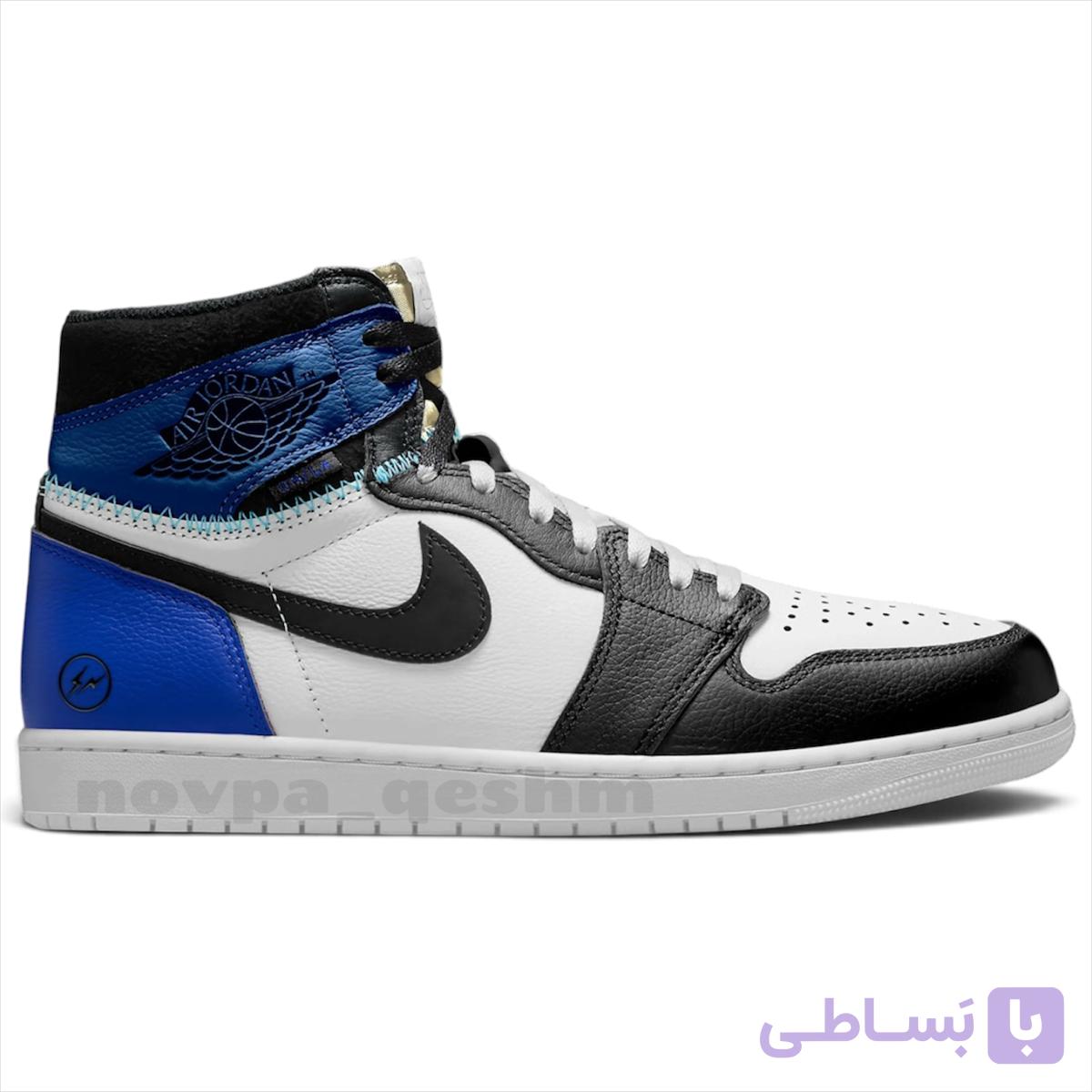 کفش کتونی مردانه نایک ایر جردن ۱ ساقدار فرگمنت Nike Air Jordan 1 Fragmant & Union LA — تصویر 1