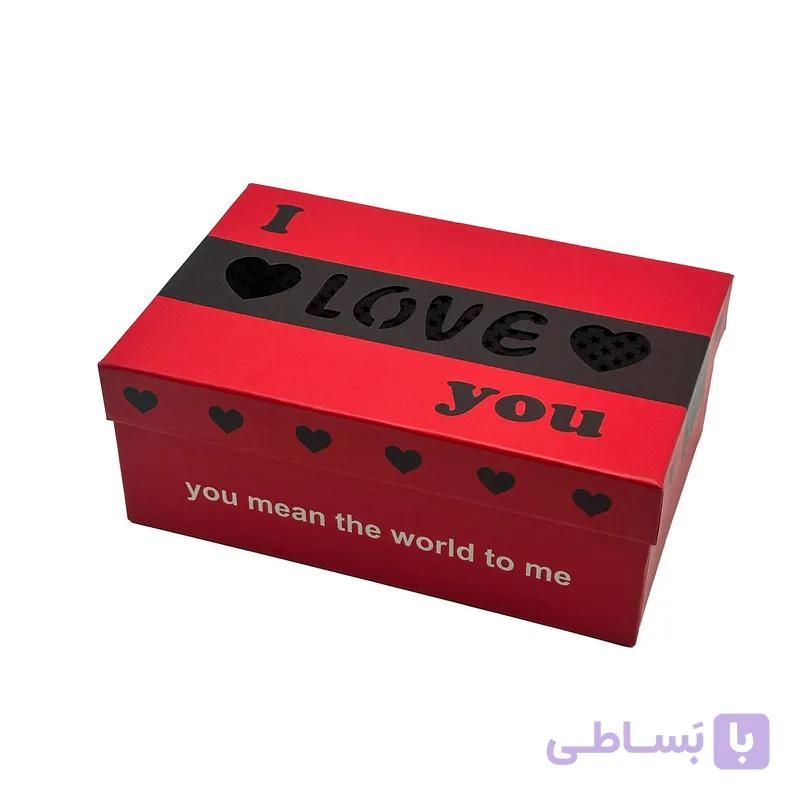 جعبه هدیه طرح قلب مدل LOVE کد 01 — تصویر 1