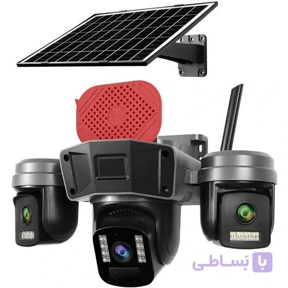 دوربین مینی اسپیددام سولار سیمکارتی 3 لنز OkAM مدل TL4