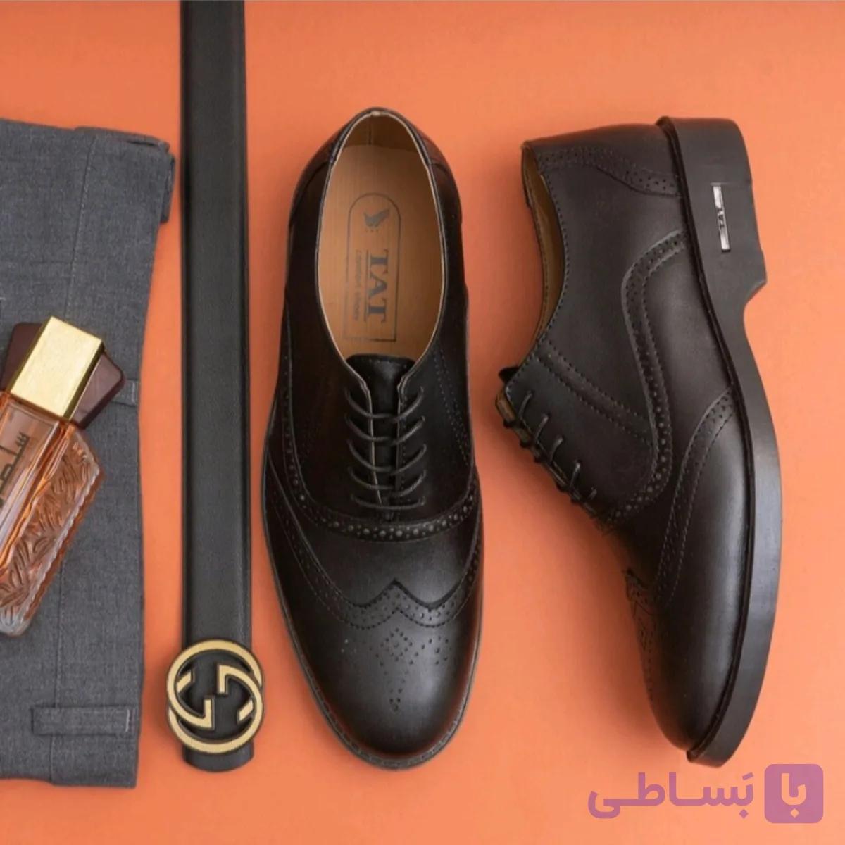 کفش اسپرت مردانه کد mh رویه چرم خارجی مناسب  روزمره محصول  PAMSHOP