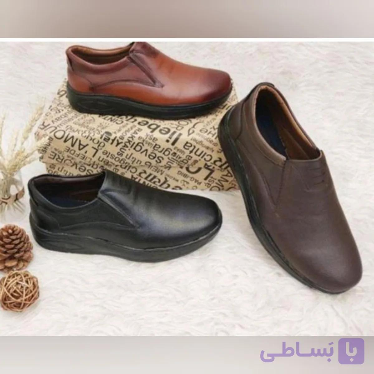 کفش طبی مجلسی اداری PKHمردانه زیره pu کف طبی بسیار سبک سایز 40 تا 44