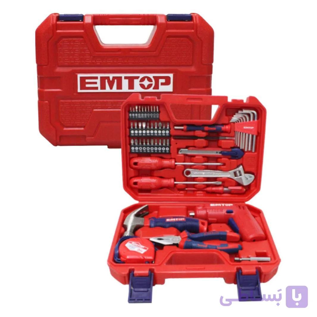 مجموعه ابزار خانگی به همراه پیچ‌گوشتی شارژی امتاپ مدل EEDK05001