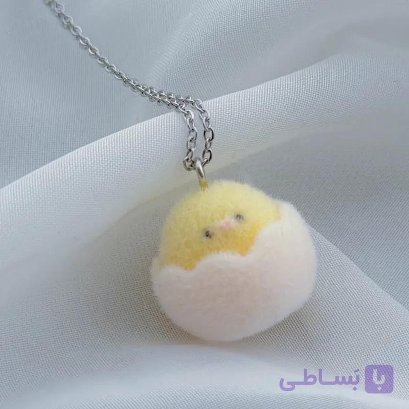 آویز موبایل طرح جوجه مخملی
