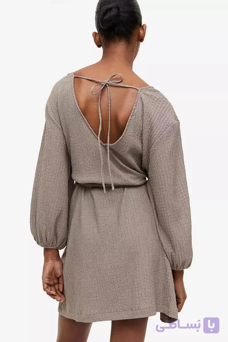 پیراهن بلند پفکی زنانه  برند  H&M🇸🇪   سایزبندی میکس s-m-l-xl دو رنگ باهم میکس حالت واید وایمیسته