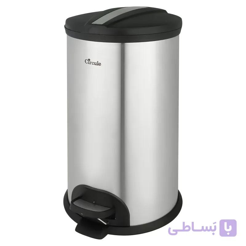 سطل پدالی ۲۰ لیتری پلیمری سرکوله — تصویر 1