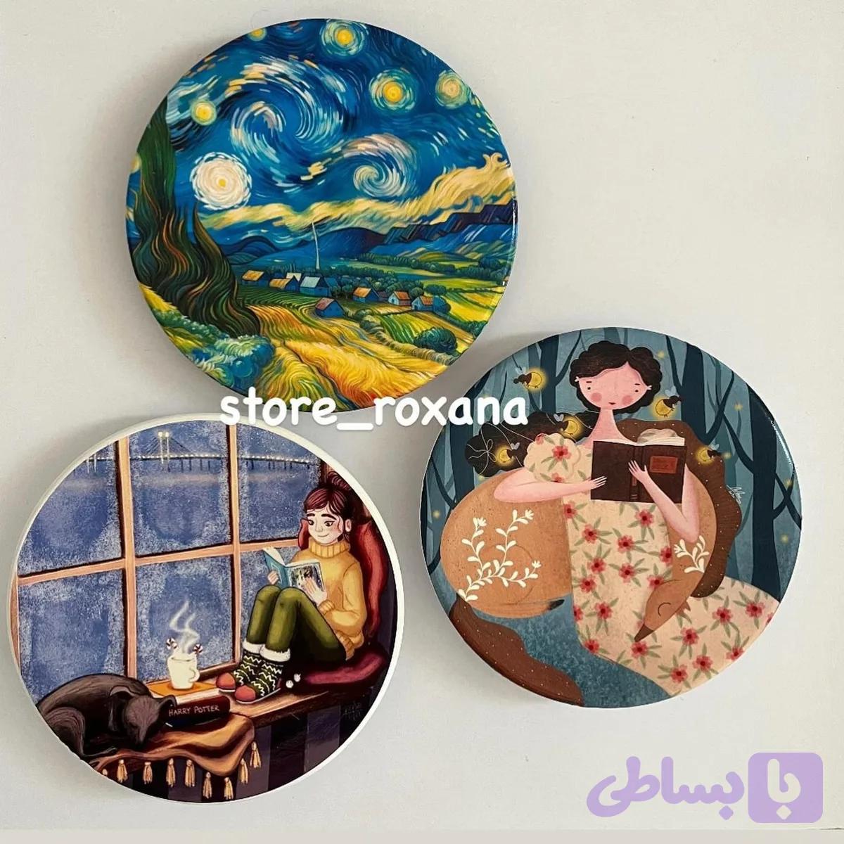 ست دیوارکوب ۳ عددی دخترونه طرح فانتزی