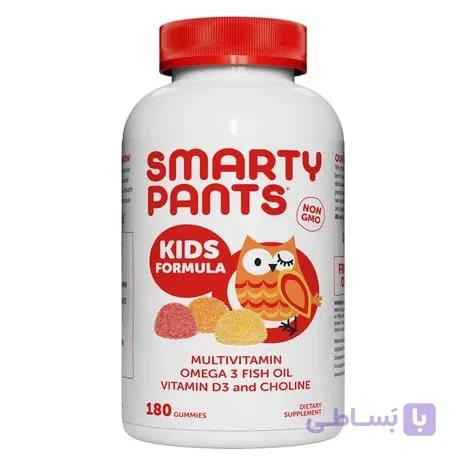 پاستیل مولتی ویتامین اسمارتی پنتس 180 عددی SmartyPants Kids Complete Multivitamin