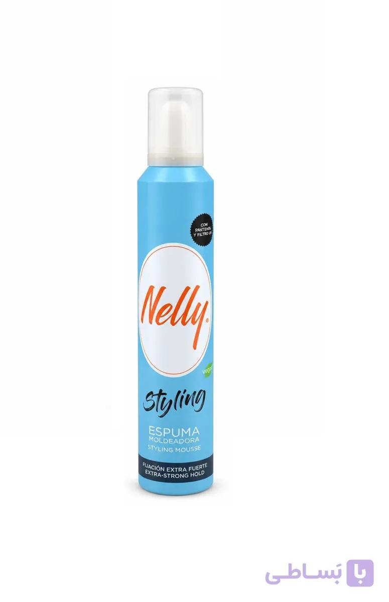 موس حالت‌دهنده قوی مو نلی Nelly Styling Mousse Extra Strong Hold
