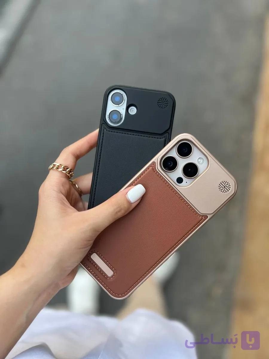 گارد چرم برند Qseries ایفون 16 — تصویر 1