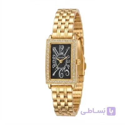 ساعت مچی زنانه نگین دار مدل دستبندی کد 05 — تصویر 1