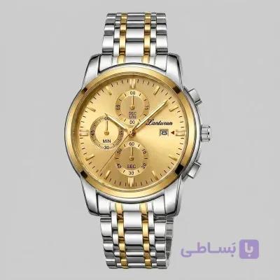 ساعت مچی مردانه تقویم دار تک موتور بافت ریز کد 07 — تصویر 1
