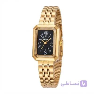 ساعت مچی زنانه نگین دار مدل دستبندی کد 01 — تصویر 1