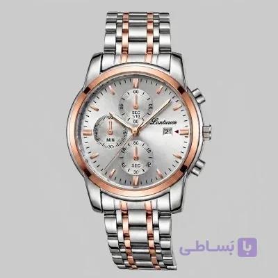 ساعت مچی مردانه تقویم دار تک موتور بافت ریز کد 04 — تصویر 1