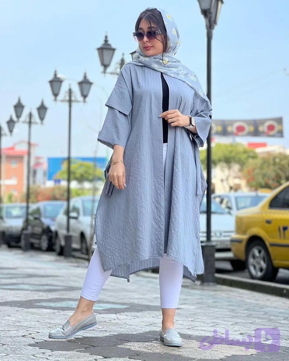 مانتو بلند تابستونی — تصویر 1