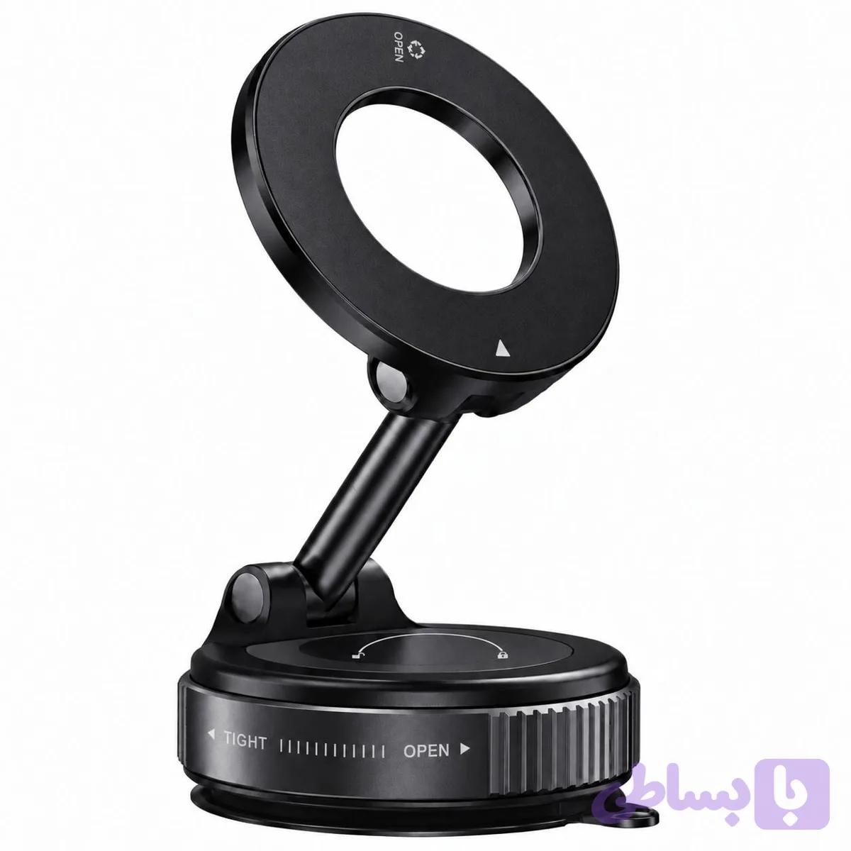 پایه نگهدارنده گوشی موبایل مدل K007 مناسب برای استفاده داخل خودرو با قابلیت تنظیم زاویه و چرخش 360 درجه | مشکی | گارانتی اصالت و سلامت فیزیکی کالا — تصویر 1