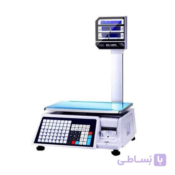 ترازو فروشگاهی لیبل زن صبا مدل BCS-100 PEA ظرفیت 30KG