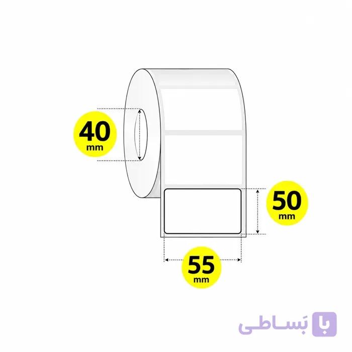 لیبل برچسب کاغذی 55×50