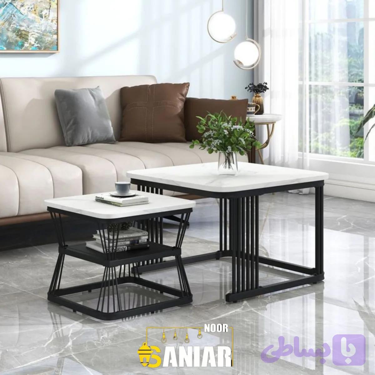 میز عسلی دو تیکه مینیمالM727