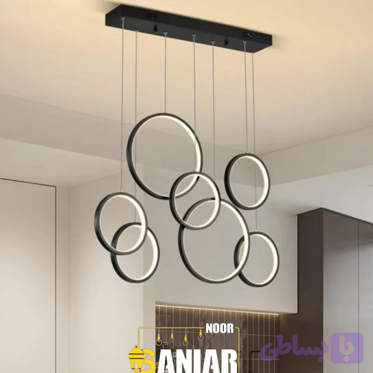 لوسترکانتری حلقه ای مدرن