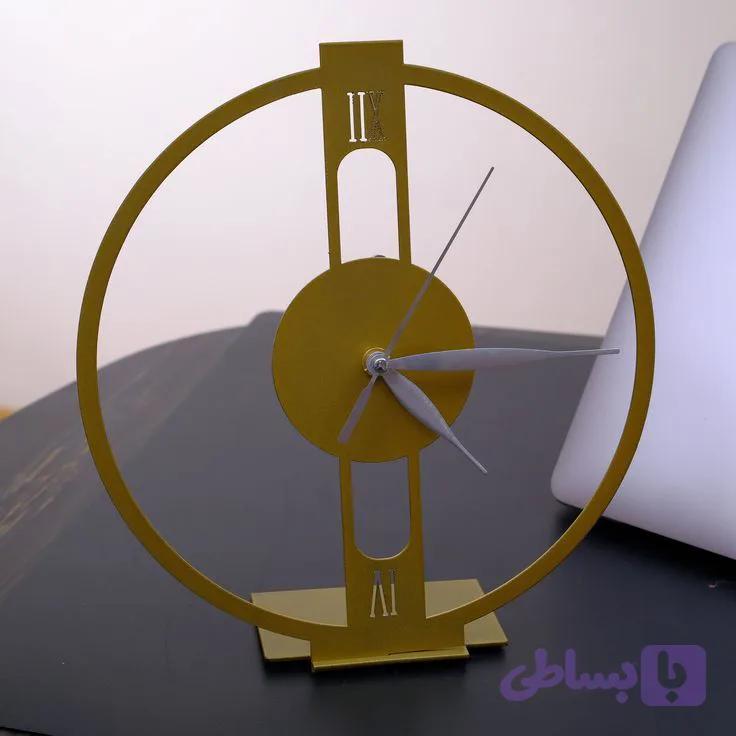 ساعت رومیزی فلزی آریا