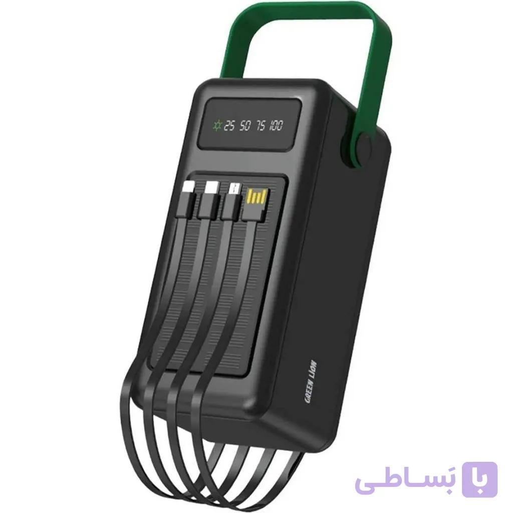 پاوربانک گرین لاین مدل Solar max ظرفیت 50000 میلی آمپر ساعت — تصویر 1