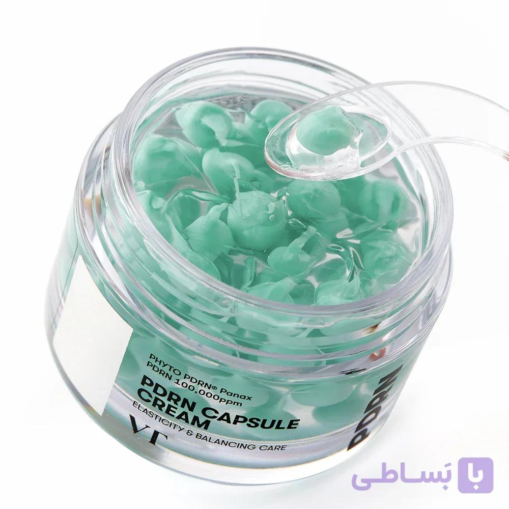 کرم کپسولی PDRN وی تی | VT PDRN Capsule Cream آبرسان و جوانساز پوست 50 میل — تصویر 1