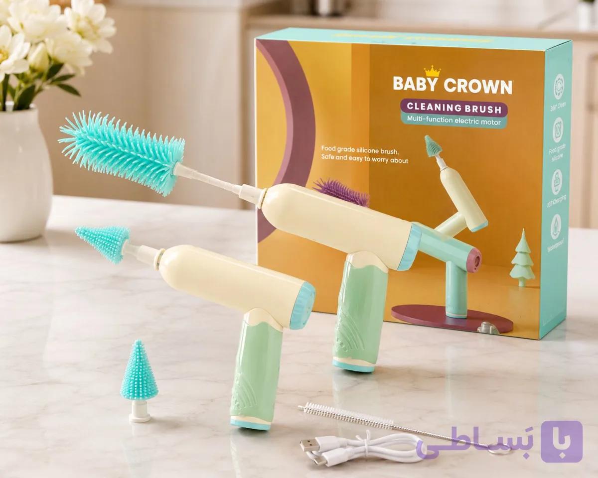 شیشه‌شور برقی تفنگی خارجی بی‌بی کرونBABYCROWN — تصویر 1