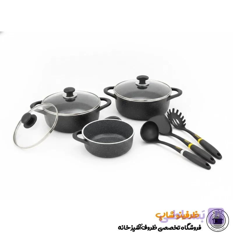 سرویس پخت و پز 7 پارچه عروس مدل Victoria-01 — تصویر 1