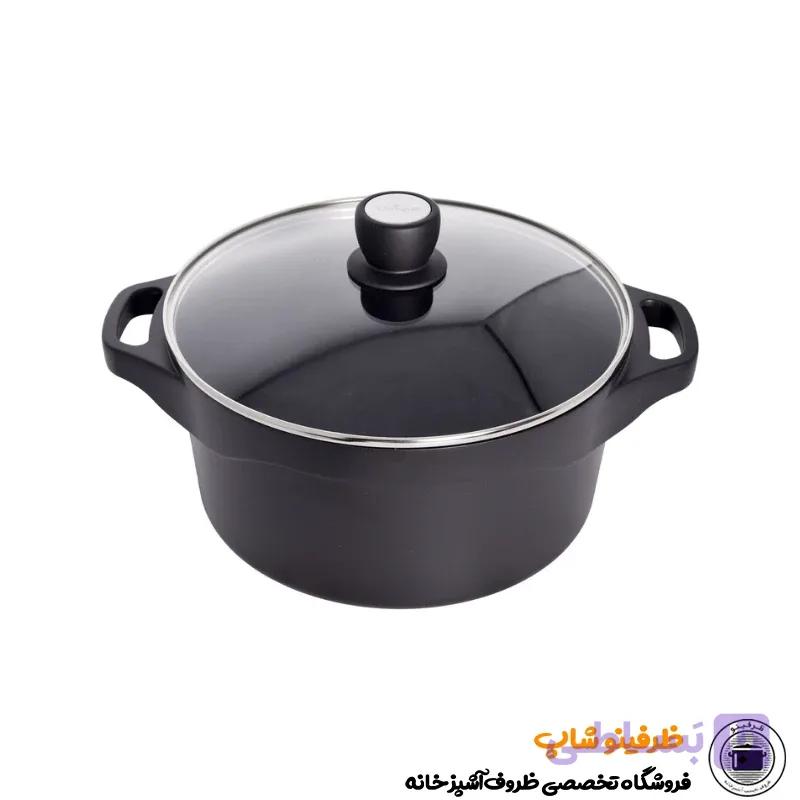 قابلمه گرانیت یونیک طرح هلیوس کد 8928 سایز 28 — تصویر 1