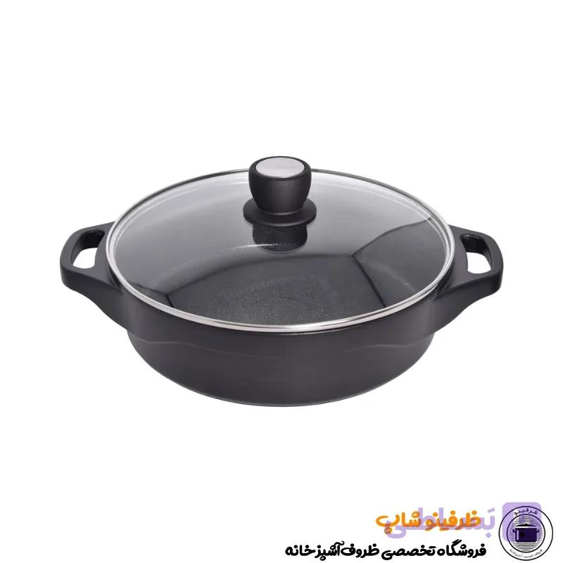 تابه گرانیت یونیک طرح هلیوس کد 8932 سایز 28 — تصویر 1