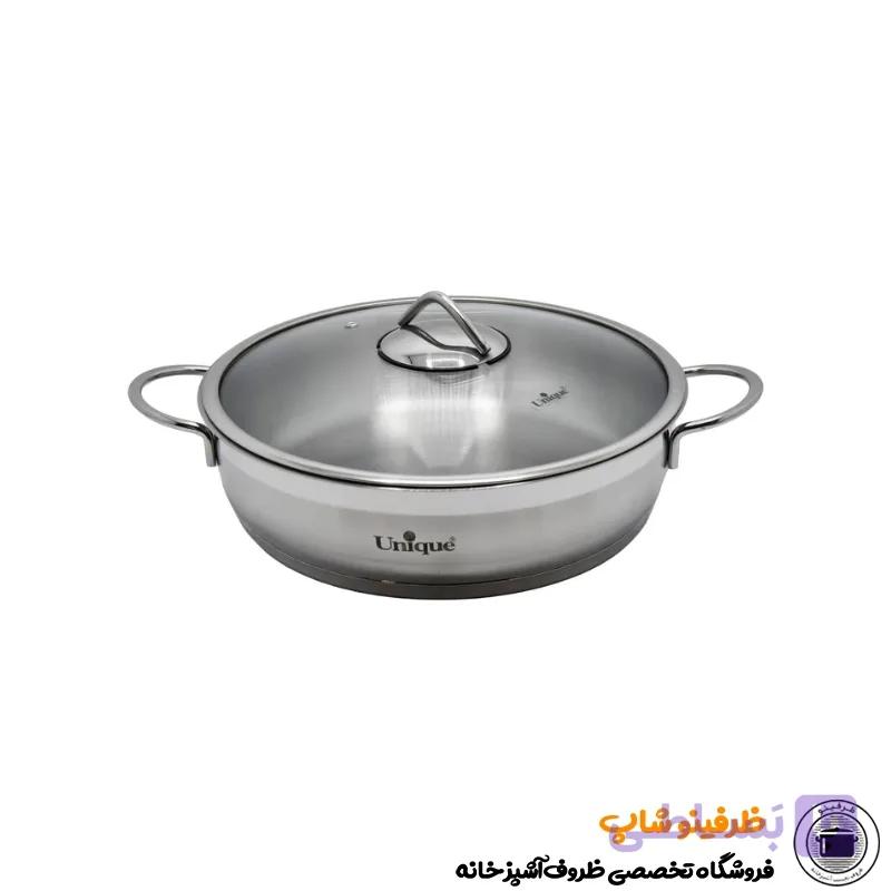 تابه یونیک مدل استیل کد 9945 سایز 28 — تصویر 1
