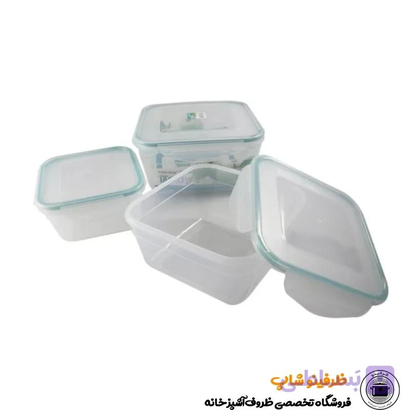ظرف نگهدارنده تاپکو مدل Top Lock-GA کد 423 مجموعه 3 عددی — تصویر 1