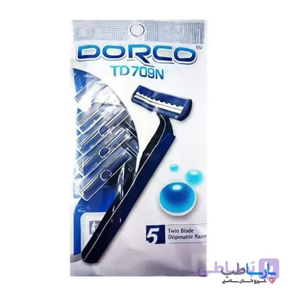 ژیلت دو لبه 5 عددی TD709N (اصل) دورکو dorco