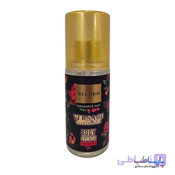بادی اسپلش زنانه رکورد RECORD مدل VERSACE CRYSTAL NOIR حجم 150 میلی لیتر