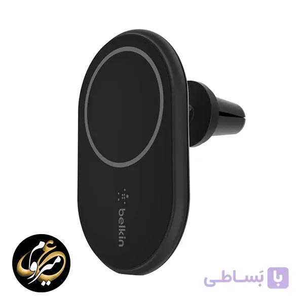 پایه نگهدارنده و شارژر بی سیم موبایل بلکین مدل WIC004btBK — تصویر 1