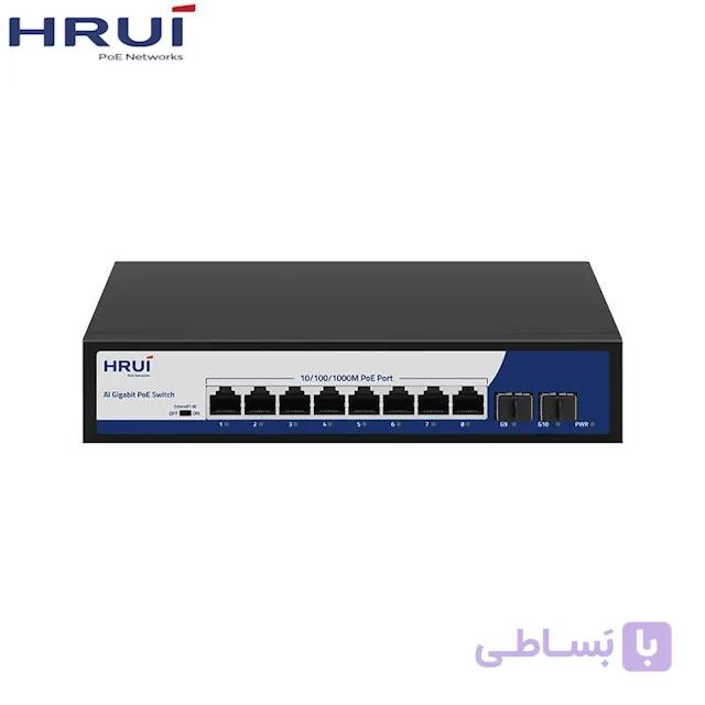 سوئیچ PoE گیگ اچ ار یو ای HRUI HR900-AFG-82NS — تصویر 1