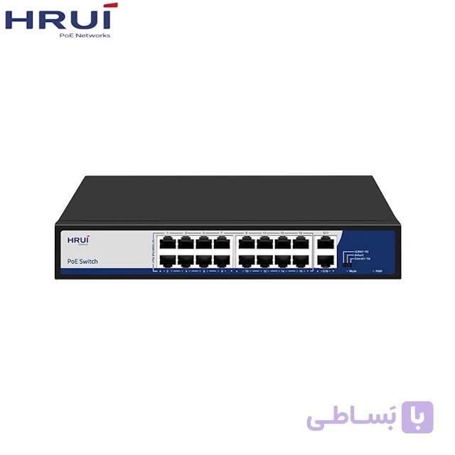 سوئیچ PoE اچ ار یو ای HRUI HR902-AF-162G-300 — تصویر 1