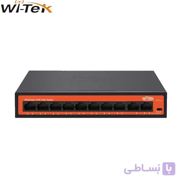 سوئیچ شبکه PoE وایتک مدل WI-PS210H — تصویر 1