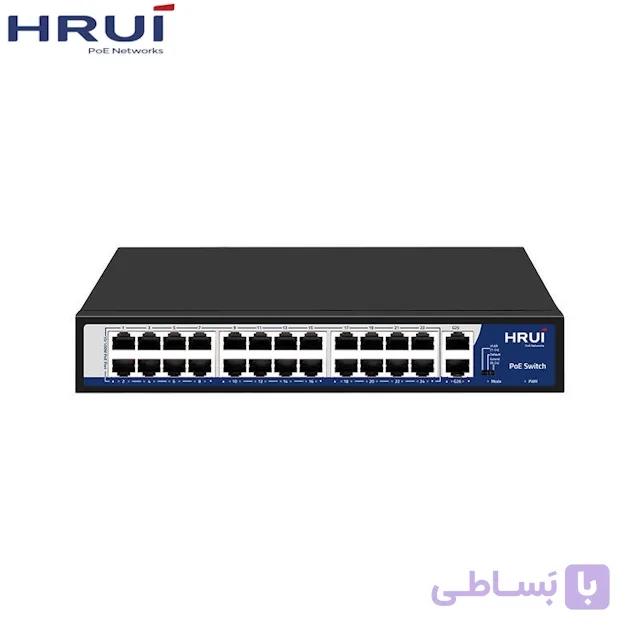 سوئیچ PoE اچ ار یو ای HRUI HR902-AF-242G-300 — تصویر 1