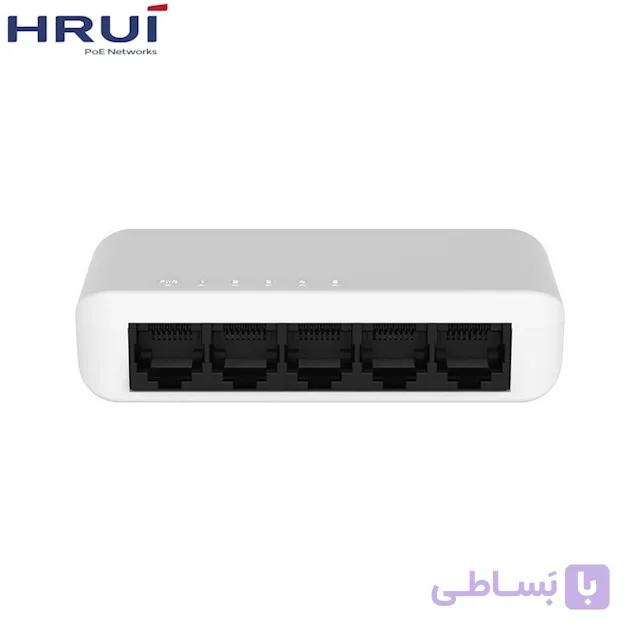 سوئیچ اترنت گیگ اچ ار یو ای +HRUI HR-SWG0050 — تصویر 1
