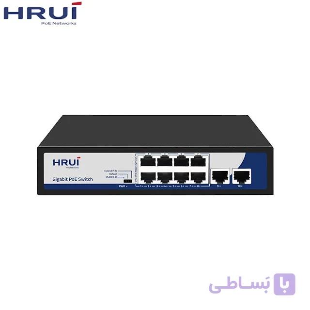 سوئیچ PoE گیگ اچ ار یو ای HRUI HR901-AFG-82N — تصویر 1