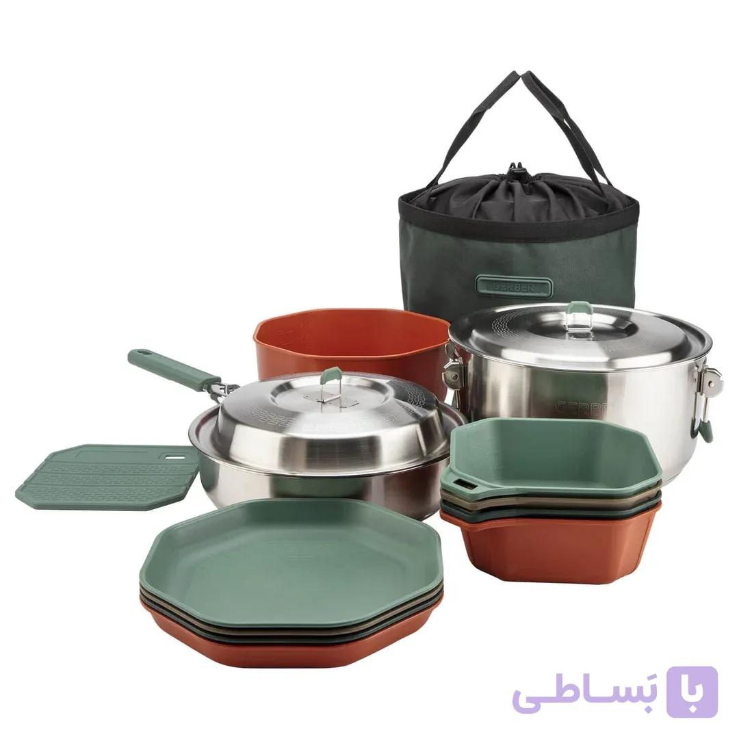 ست ظروف پخت‌وپز ۱۶ پارچه کمپینگ گربر مدل Gerber ComplEAT Cook Set — تصویر 1