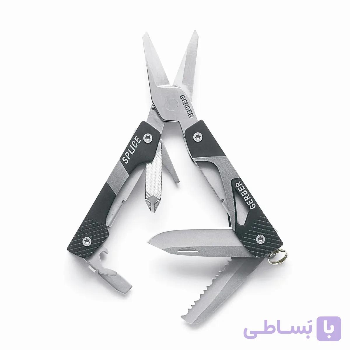 ابزار چندکاره و مینی‌قیچی جیبی گربر مدل Splice