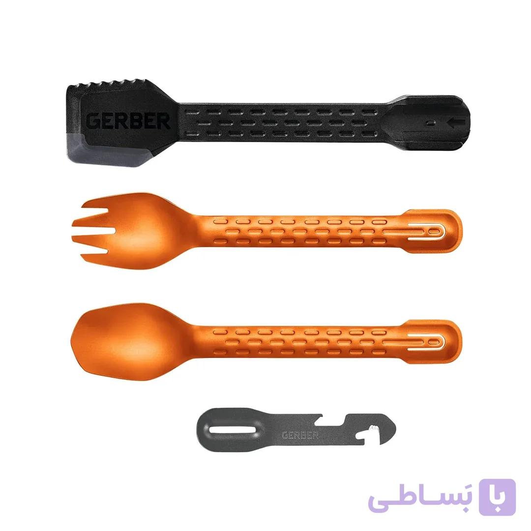 ست قاشق، چنگال و ابزار آشپزی کمپینگ گربر مدل Gerber ComplEAT Utensil Set — تصویر 1