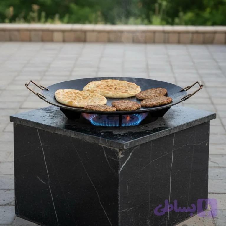 ساج چدنی دو‌رو 50 سانتی — تصویر 1