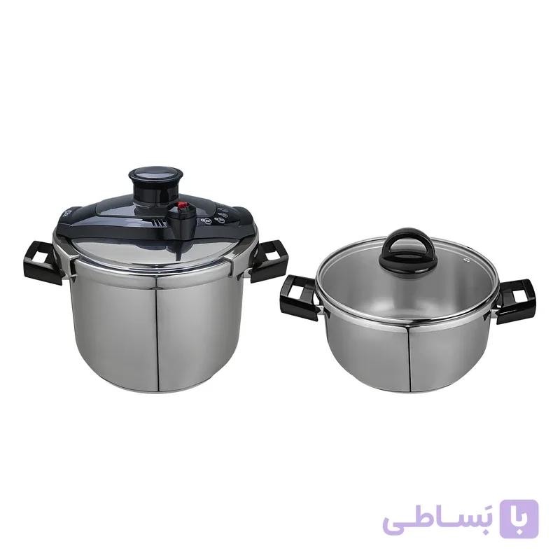 زودپز دوقلو سوپرکاسا مدل 4+6 — تصویر 1