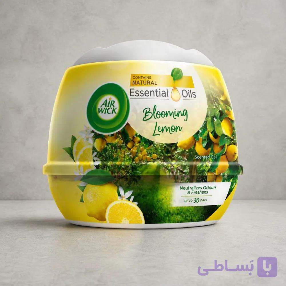 ژل خوشبوکننده سرویس بهداشتی و حمام ایرویک (ماندگاری 30 روزه) رایحه لیمو