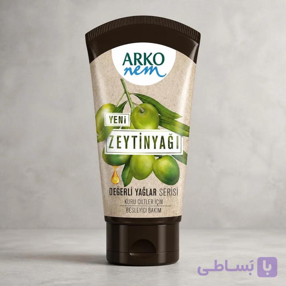 کرم تیوپی دست آرکو 60 میل مرطوب کننده روغن زیتون