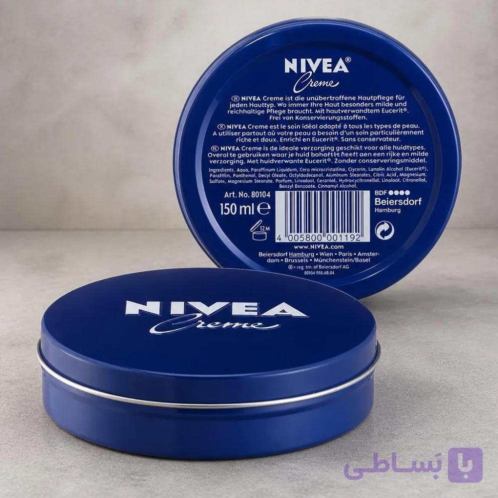 کرم مرطوب کننده قوطی فلزی نیوآ 150 میل — تصویر 1